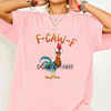 Funny "F-CAW-F" Chicken T-Shirt – Unisex T-Shirt by Dog Mom Hat