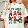 Merry Creepmas T-Shirt – Chibi Christmas & Halloween Movie Characters Tee, Unisex Holiday Cotton Top by Dog Mom Hat