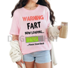 Men's Black "Fart Now Loading" Graphic T-Shirt – Funny Slogan Tee by Dog Mom Hat