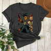 90s Halloween Movie Characters T-Shirt – Vintage Retro Horror Tee by Dog Mom Hat