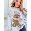 Faux-Stitch Gingerbread Christmas Sweate by Dog Mom Hat