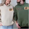 Wifey & Hubby Jason Hoodie – Halloween Couple Outfits, Spooky Horror Movie Shirt, Anniversary Gift by Dog Mom Hat