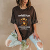 "My Mind Is a Dangerous Place" Slogan T-Shirt – Deep Thinker Edgy Graphic Tee, Premium 100% Cotton Philosophical Quote Top, Soft Lived-In Heavyweight Introvert Statement Shirt, Made in USA