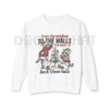 "From The Windows To The Walls Deck These Halls" Sweatshirt by Dog Mom Hat