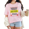 "Emotional Support Human, Do Not Pet" T-Shirt – Funny Service Dog Love Graphic Tee by Dog Mom Hat