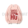 "Santa's Favorite Ho" Funny Christmas Sweatshirt by Dog Mom Hat