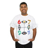 67911 Unisex Heavy Cotton T-Shirt – Premium 100% Cotton Structured Graphic Tee, Soft Lived-In Heavyweight Industrial Top, Minimalist Essential Daily Silhouette Shirt, Made in USA