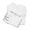 JESUS PAID IT ALL TEE – Christian Faith Statement Shirt by Dog Mom Hat