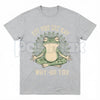 Funny "EFF YOU SEE KAY" Frog Meditation T-Shirt – Witty Zen Sarcasm Graphic Tee, Remastered Heavy Cotton Yoga Frog Top, Soft Lived-In Heavyweight Mindful Humor Shirt, Made in USA