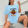 Viral 'Six Seven Bruh' Thanksgiving Meme Tee by Dog Mom Hat