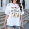 "Papa Is My Favorite Name" Father's Day T-Shirt by Dog Mom Hat