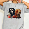 Mini Halloween Popcorn T-Shirt – Spooky Season Movie Tee by Dog Mom Hat