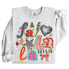 Preppy Girl Collage Y2K Sweatshirt | Aesthetic 2000s Nostalgia Crewneck | Vintage College Style Jumper | Trendy Retro Gift