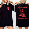 Kenworth T-Shirt - "The World's Best" Red Truck Graphic Tee, Unisex Fit by Dog Mom Hat