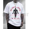 Vintage Gold’s Gym Distressed T-Shirt by Dog Mom Hat
