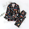 Law & Order Pajamas Set – Movie Christmas Sleepwear for Women, Comfortable Loungewear by Dog Mom Hat