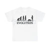 "Evolution Simp" Funny Graphic T-Shirt - Absurdist Meme Culture Unisex Cotton Tee, Ironic Statement Shirt