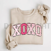 Preppy Valentine's Day XOXO Sweatshirt by Dog Mom Hat