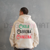 "Chingona" Chola Mexican Pride Hoodie by Dog Mom Hat