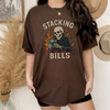 HAGBDH "Stacking Bills" T-Shirt – Funny Hustle Money Graphic Tee by Dog Mom Hat