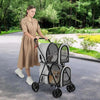4-in-1 Double Pet Stroller with Detachable Carrier and Travel Carriage by Furr Baby Gifts