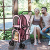 4-in-1 Double Pet Stroller with Detachable Carrier and Travel Carriage by Furr Baby Gifts