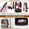 4-in-1 Double Pet Stroller with Detachable Carrier and Travel Carriage by Furr Baby Gifts