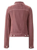Casual Button-Up Long Sleeve Jacket with Chest Pockets and Relaxed Fit by Stevvex