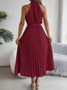 Cute Pink Sleeveless Midi Dress Elegant & Flowy Girls Dress Beautiful Design by Stevvex