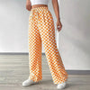 Checkerboard High-Waisted Wide-Leg Pants | 4 Colors S–XL by FitiqueFit