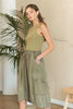 New Drawstring Sleeveless Washed Dress For Women – Casual, Stylish, Unique, Comfortable, Effortlessly Chic by Stevvex