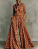 Leopard Print Wide-Leg Pants Set – Women’s Casual Two-Piece by FitiqueFit