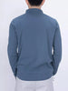 Men's Plus Size Long Sleeve Quarter Zip T-Shirt by Simply Love