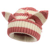 Women’s Thickened Acrylic Knitted Hat with Devil Ears | Cozy Beanie by FitiqueFit