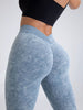 V-Back Scrunch Butt Seamless Yoga Licious Leggings by FitiqueFit