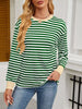 Striped Long Sleeve Casual T-Shirt by Simply Love