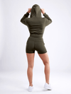 JupiterGear Athletic Zip-Up Crop Hoodie Jacket
