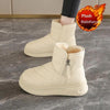 Women’s Warm Fleece-Lined Snow Boots – Casual Winter Anti-Slip Ankle Boots by FitiqueFit