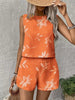 Women's Floral Print Tank Top & Shorts Two-Piece Set – Summer by FitiqueFit
