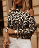 Women's Elegant Zip-Front Blouse by FitiqueFit