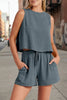 Women's Sleeveless Top & Wide-Leg Shorts Set – Retro Street Style by FitiqueFit