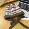 Winter Vintage Wool Bag Cap – Warm Ear Protection Hat for Cold Weather by FitiqueFit