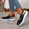 Women’s Non-Slip Round-Toe Casual Sneakers by FitiqueFit