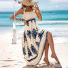 Women’s Wide-Strap Printed Maxi Dress by FitiqueFit