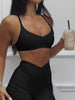 Ruched Sports Bra and High-Waisted Shorts Active Set
