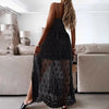 Women's Elegant Lace V-Neck Sleeveless Jumpsuit by FitiqueFit