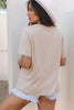 Jet Stream Checkered Baseball Graphic Tee by Wild and Free Boutique