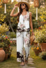 Milk Silk 3D Print Sleeveless Tank Top & Trousers Set by FitiqueFit