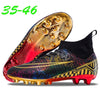 High-top Soccer Shoes Gold Plated Bottom Training Shoes Middle School Student Artificial Grass Sneaker Male by My Store