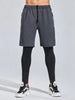Men's Plus Size Elastic Waist Active Shorts